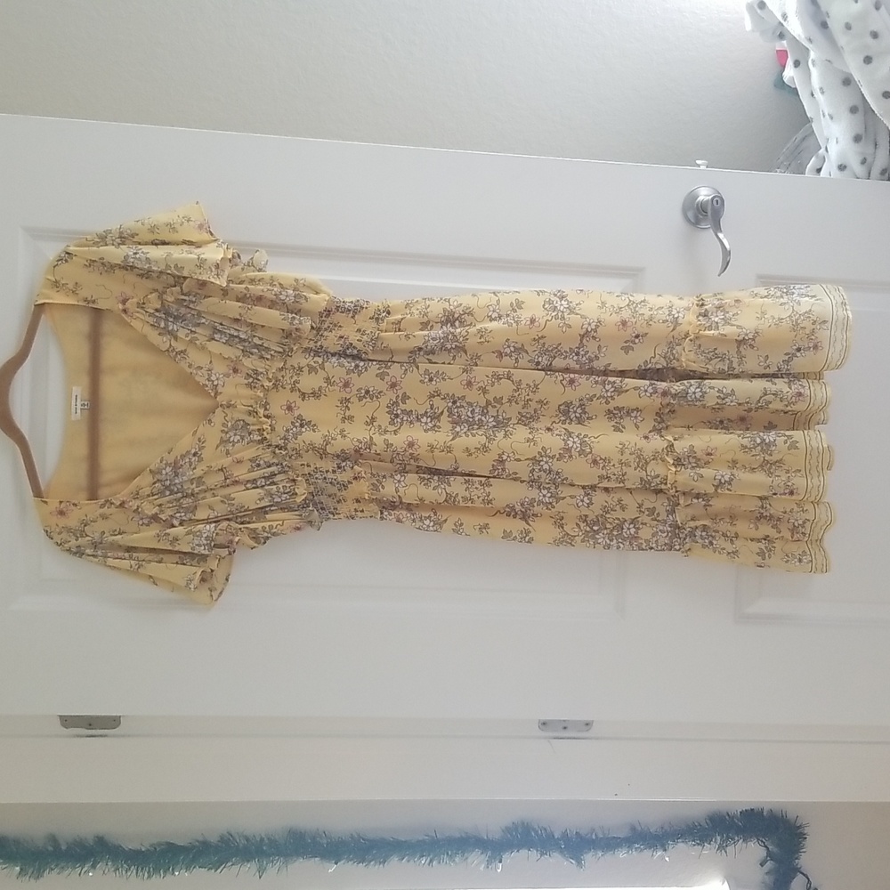 Max Studio Yellow Sun Dress